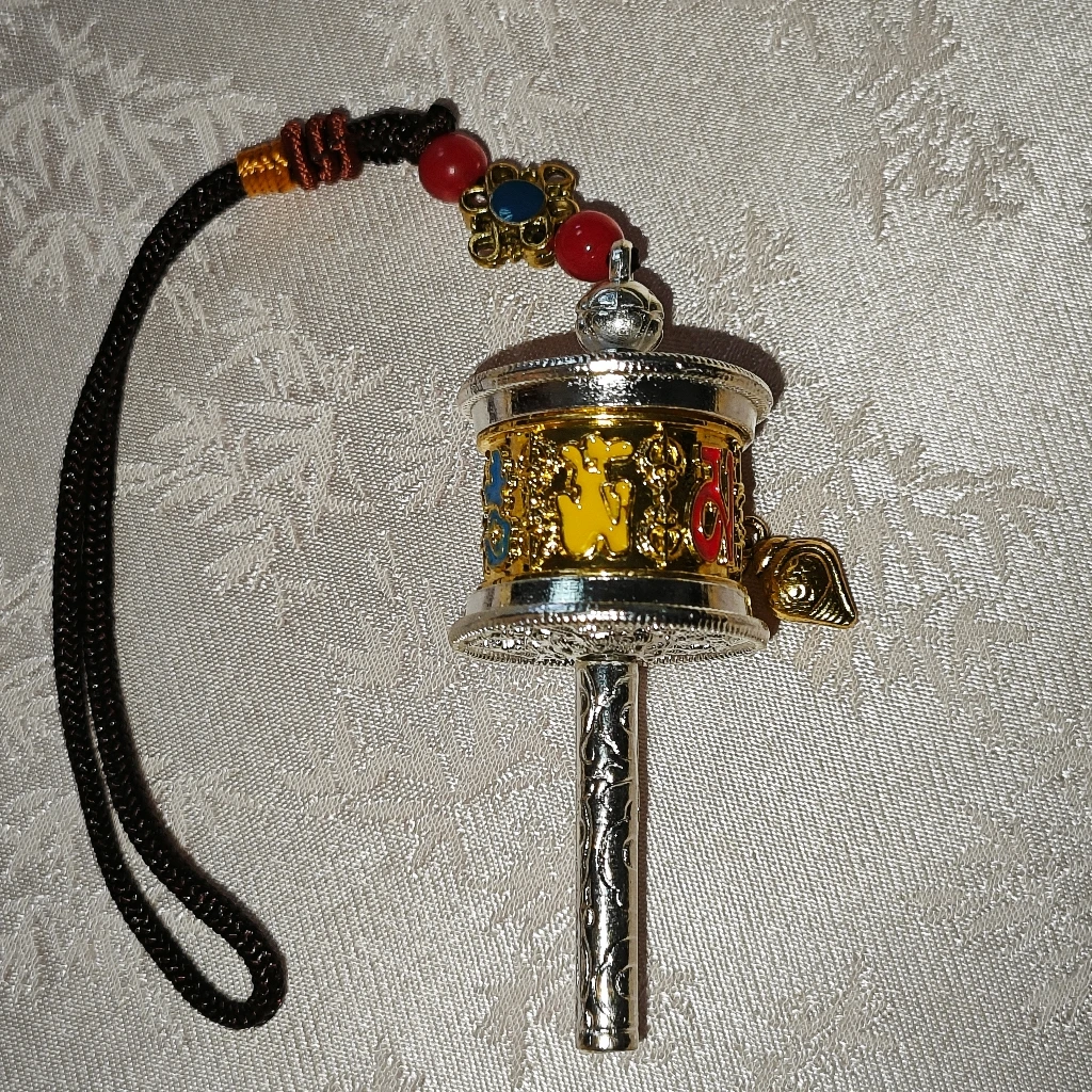 铜DIY包挂 转经筒-AC6934