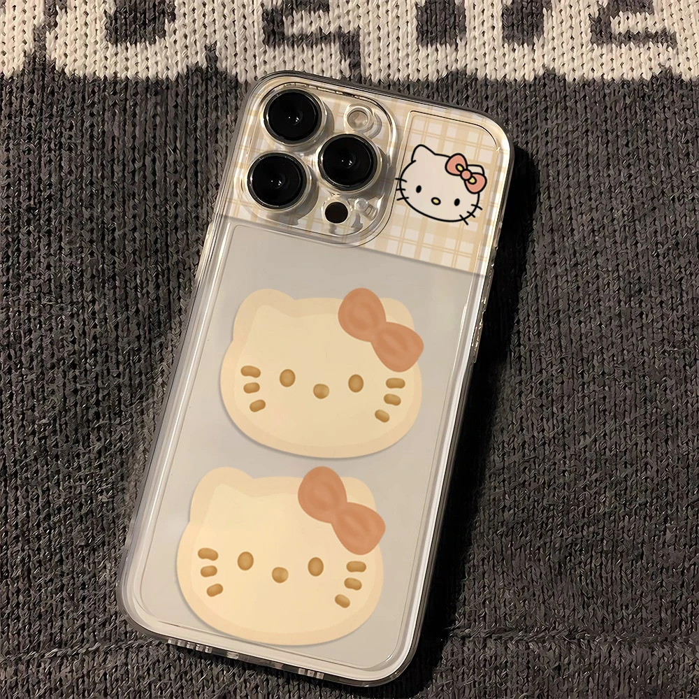 苹果oppo华为小米vivo日韩卡通kitty猫iPhone14/11手机壳13透明12