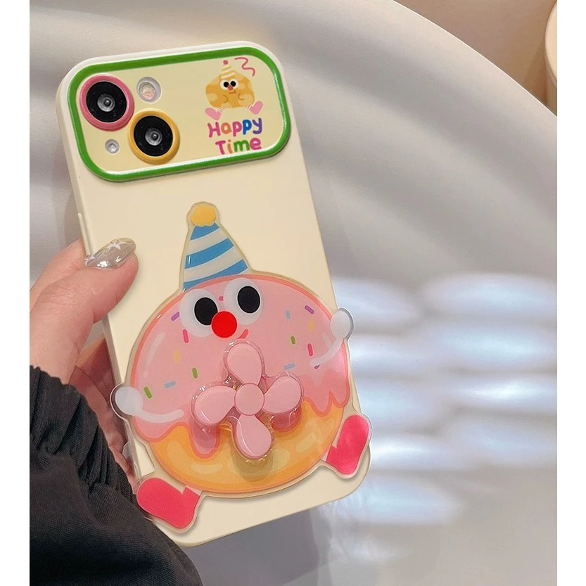 ins旋转甜甜圈iphone13promax苹果14手机壳12软11硅胶XR/XS卡通