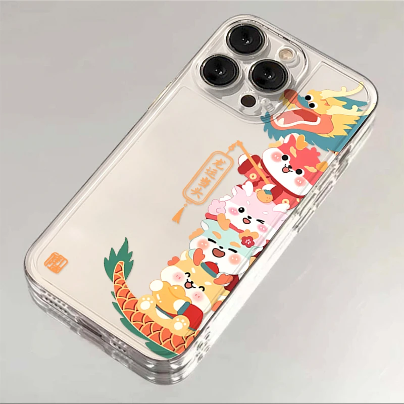 元宝龙运当头iPhone13/14/15手机壳12新年11苹果OPPO华为VIVO小米