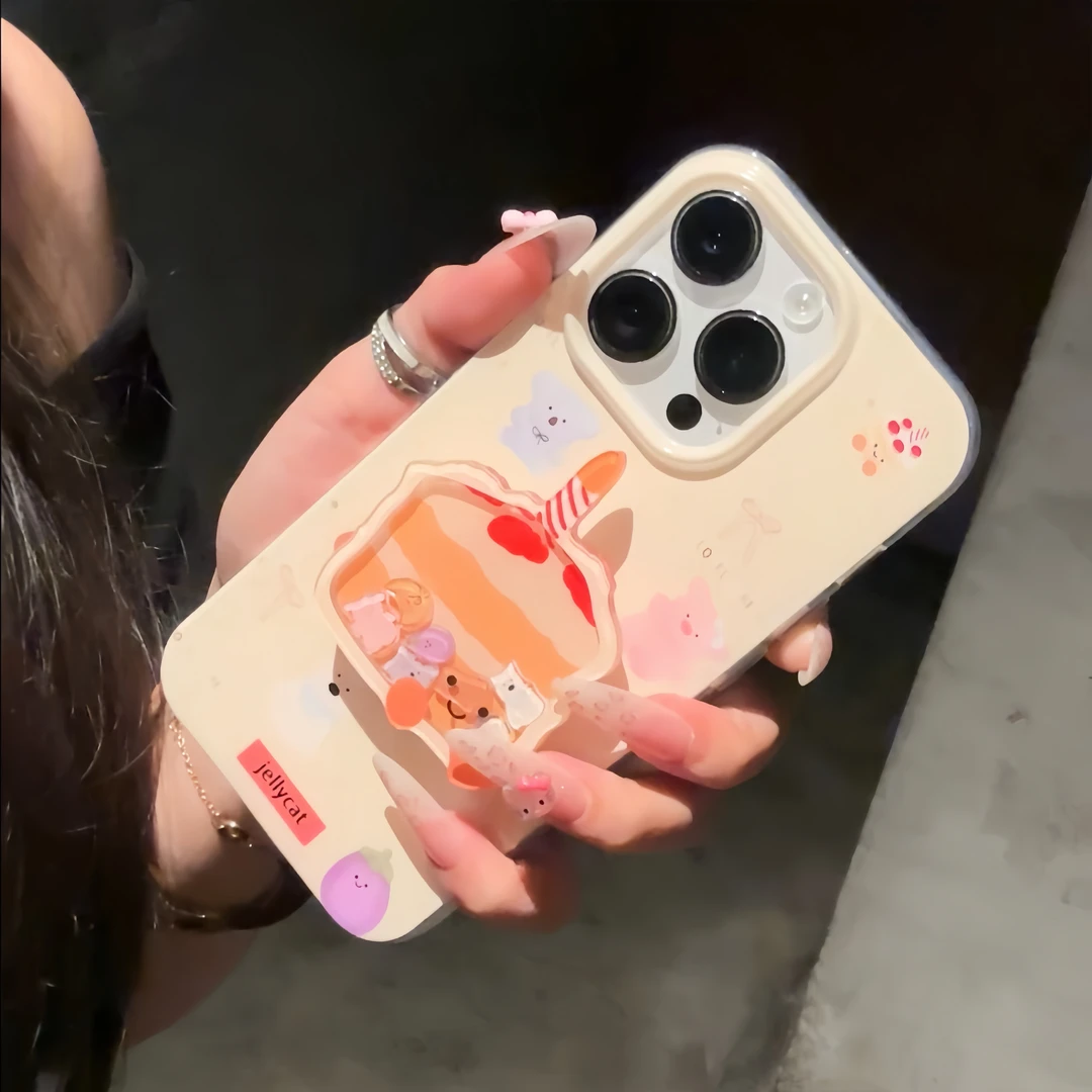 雅天立蛋糕摇摇乐支架适用iPhone16苹果13华为手机壳vivo小米oppo