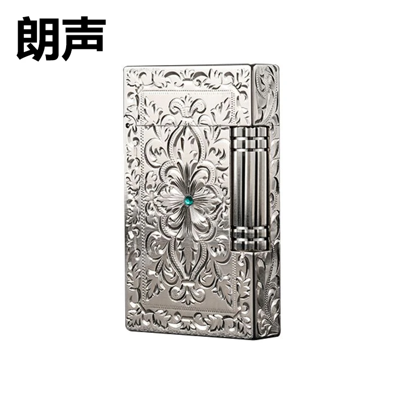 限量款富贵花—法国都柏特高档侧滑轮砂轮 创意打火机纯铜定制复古