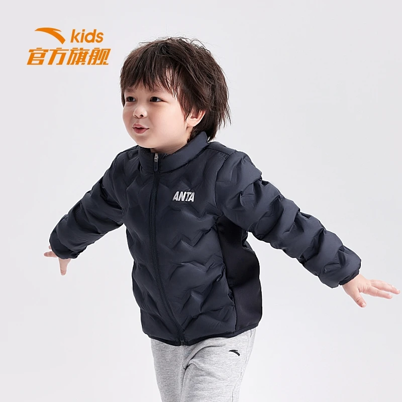 安踏儿童小童轻薄羽绒服冬保暖运动外套A37249910