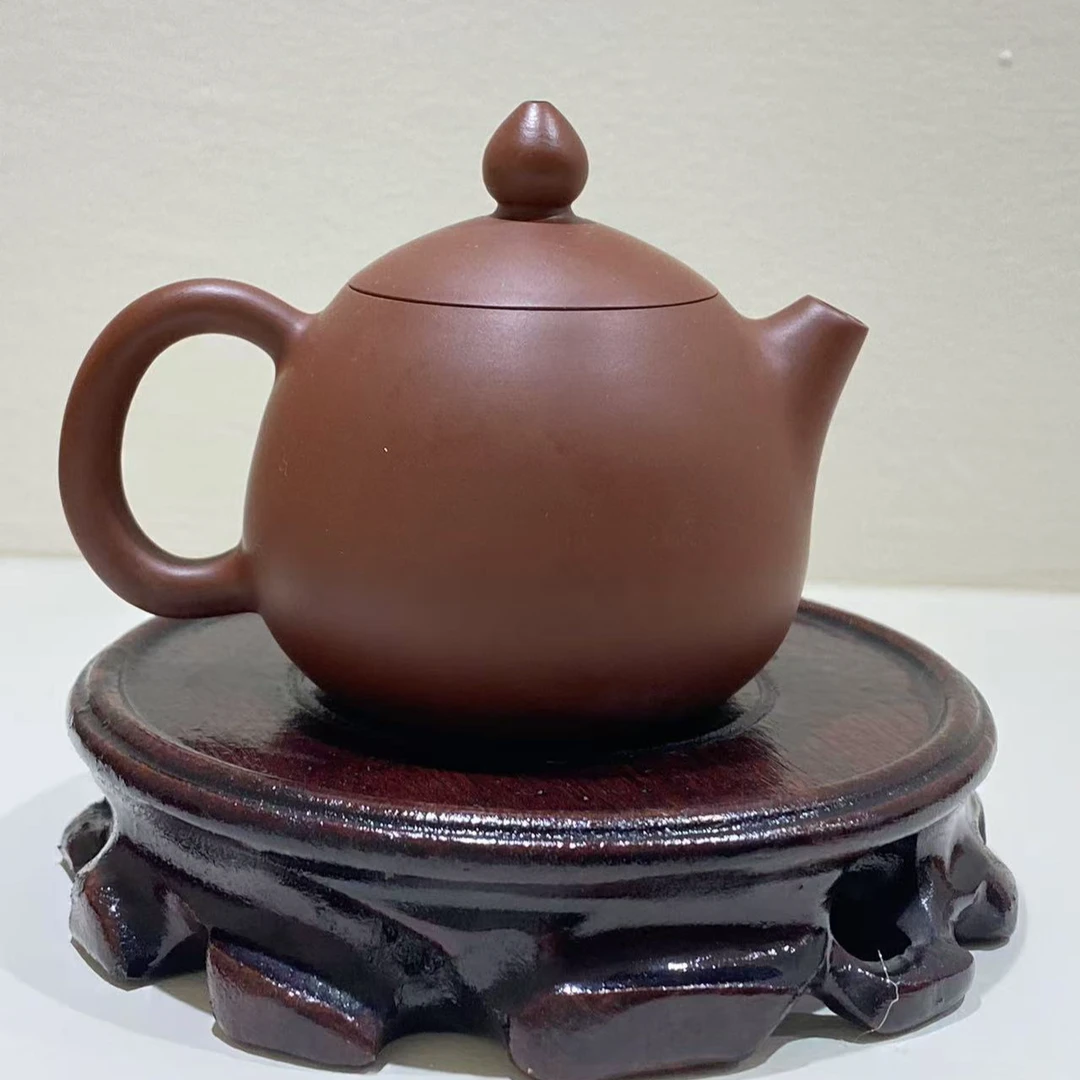 潮州小容量手拉壶全手工纯手工朱泥茶壶茶具泡茶壶小龙蛋壶正宗
