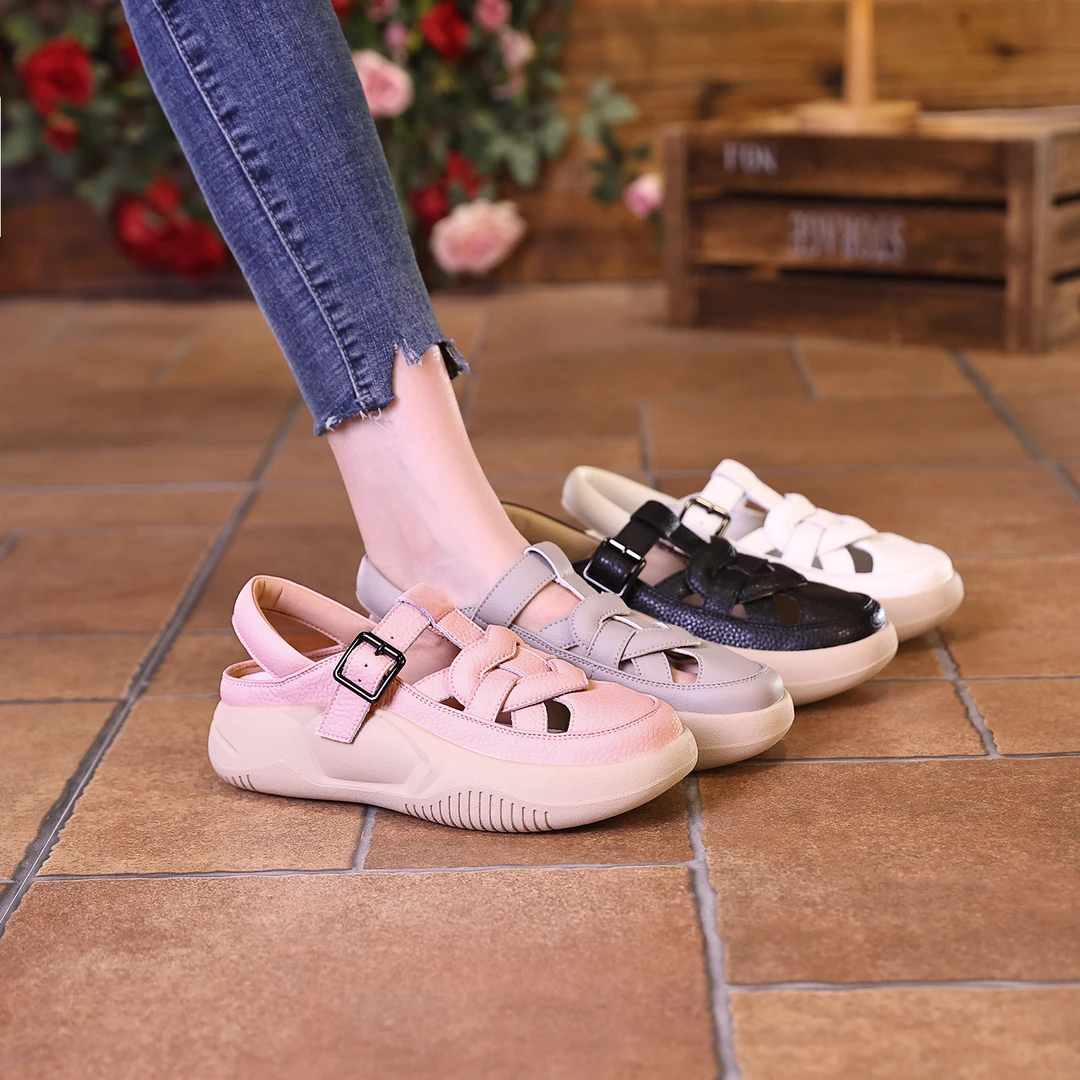 千之恋断码现货增高4CM2024夏复古高能感休闲风百搭气质女鞋3519