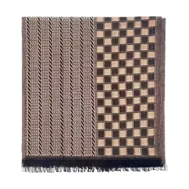 爆~冬季加厚时尚围巾经典双面围巾