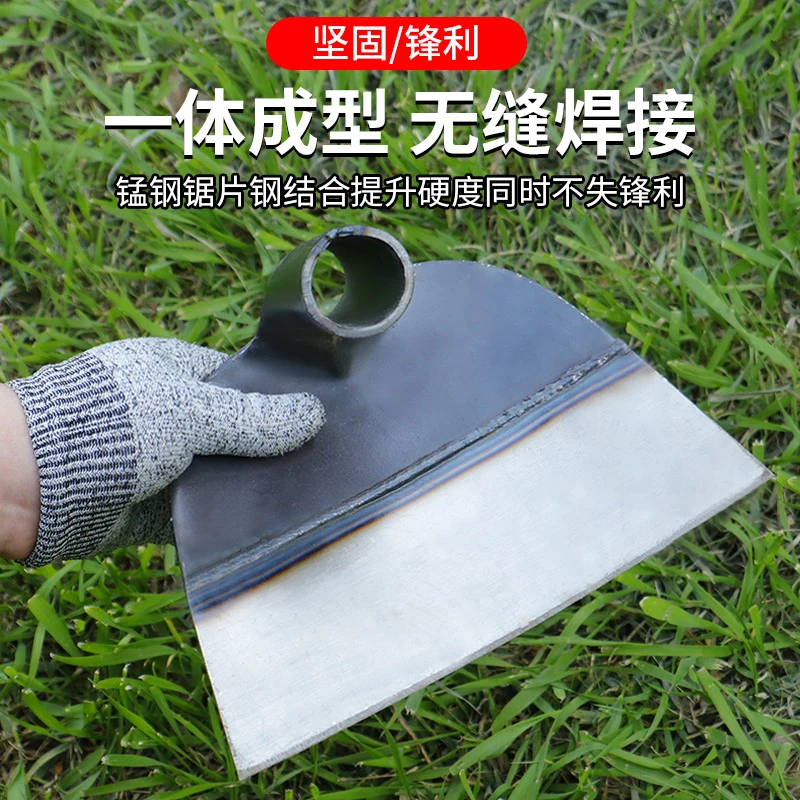 新款农用长柄锄草神器锄地除草锄头专用全钢加厚农具户外挖土种菜