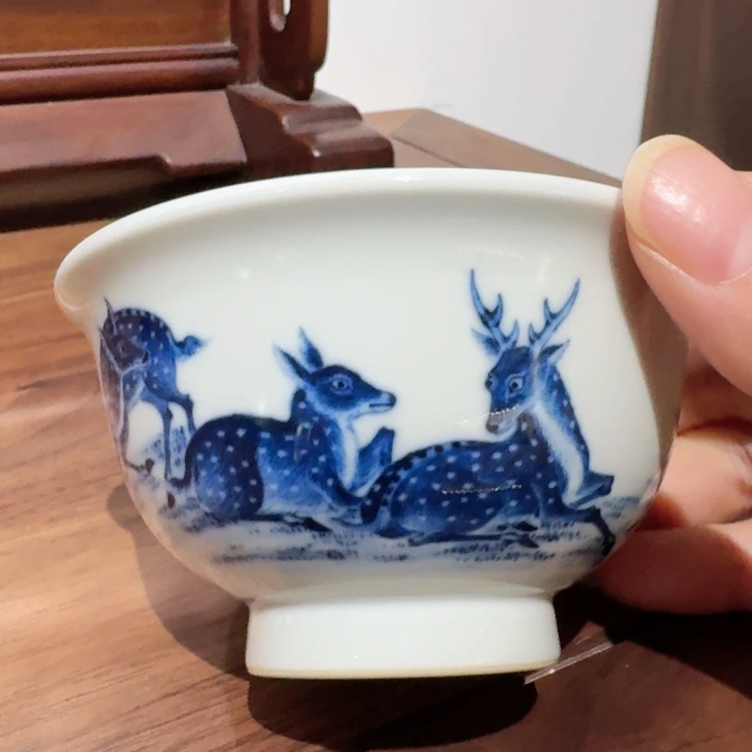 织绣华山拙隐青花国画