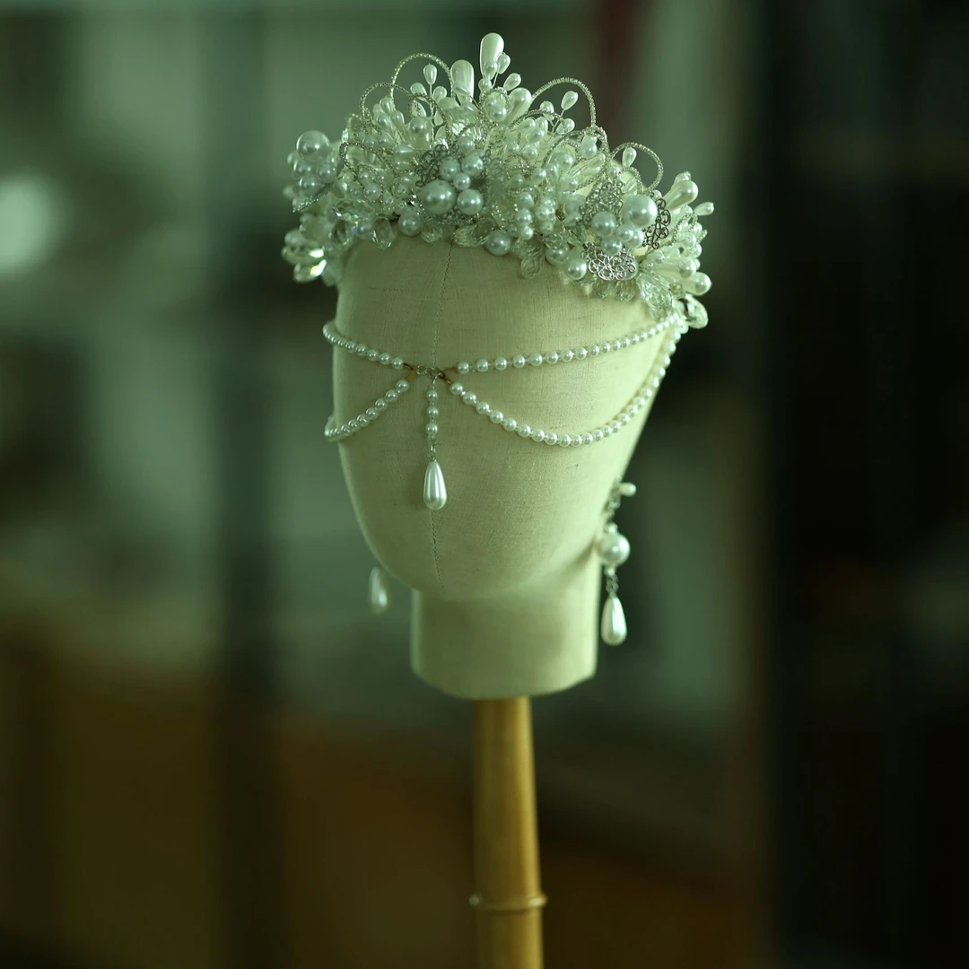 新娘结婚头饰大气皇冠高级感公主婚纱头饰