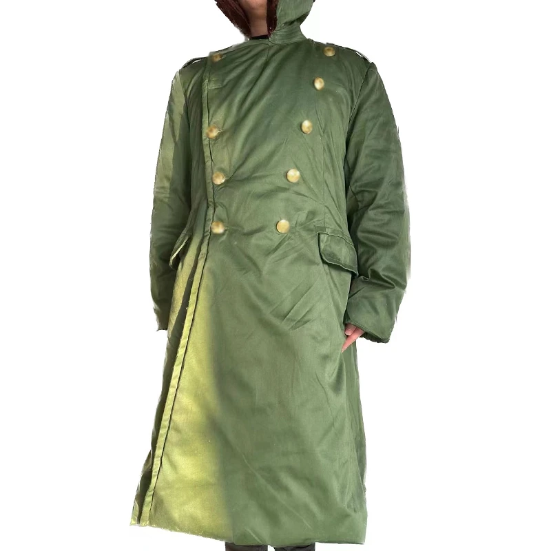 正品库存老货东北防寒保暖长款棉大衣户外加厚保安棉花大衣