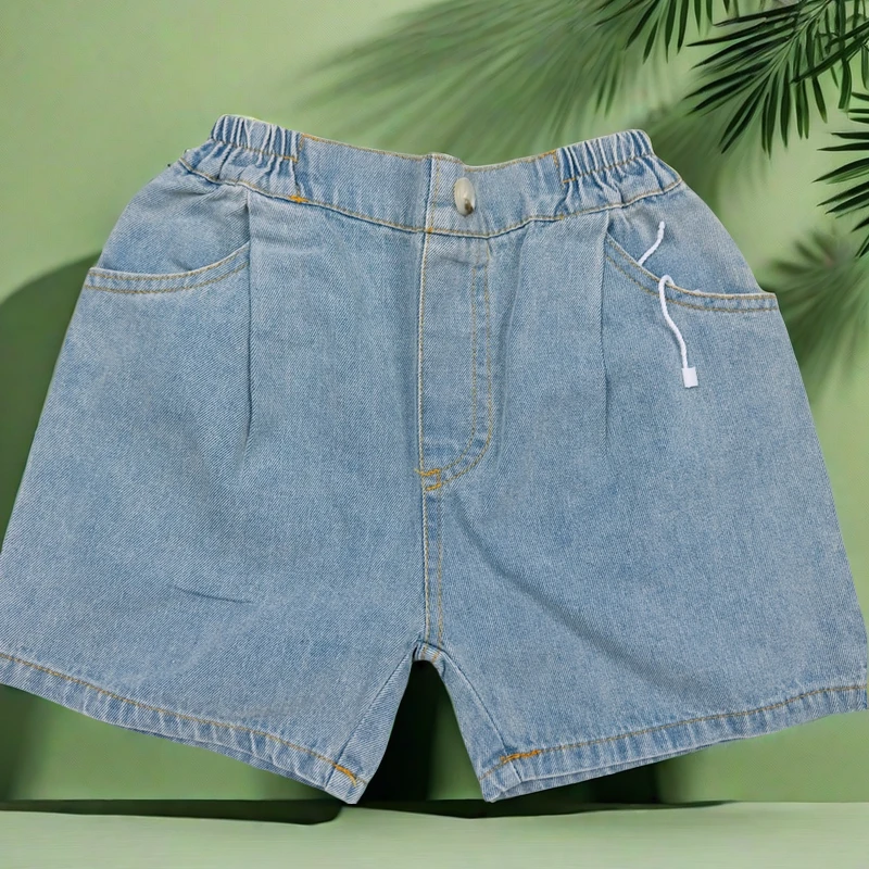 【汤圆专属】学生牛仔裤短裤夏季浅色童装