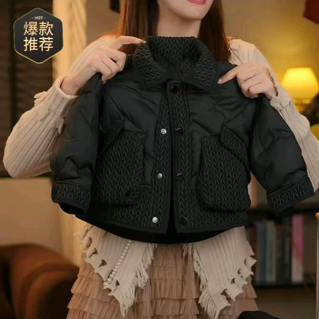 宝宝轻薄棉服2025冬季新款老钱风男童短款韩版保暖棉衣休闲外套潮