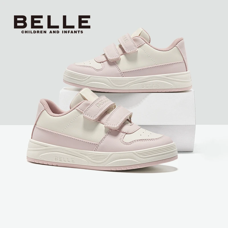 百丽儿童鞋2025新款运动板鞋中大童百搭防滑休闲鞋户外鞋子BL4342