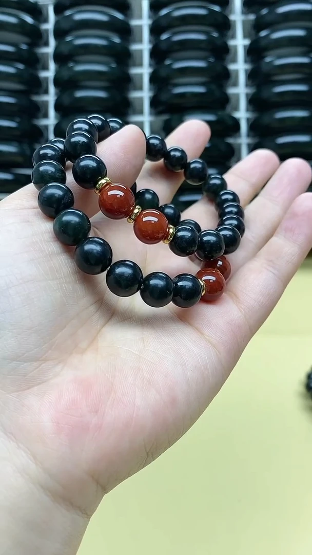 【闪购商品】蛇纹石玉手串未镶嵌1.0 手串