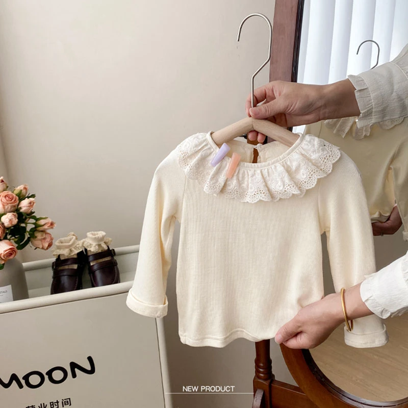 新款女童打底衫秋季新款儿童韩版洋气内搭上衣宝宝春秋装长袖T恤