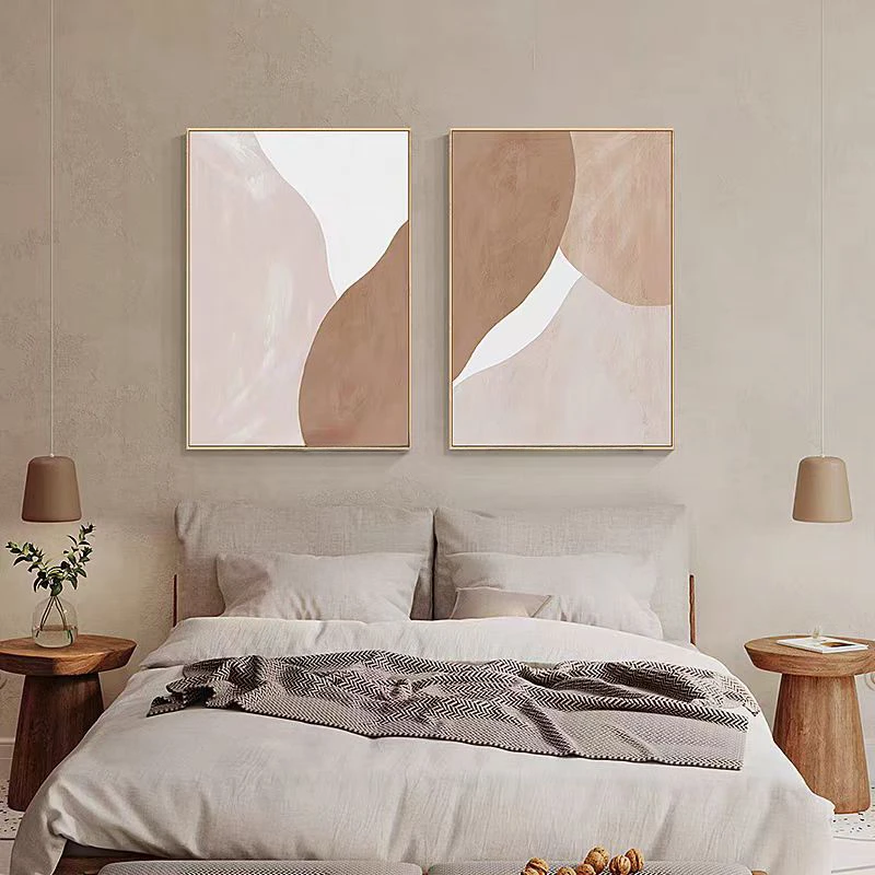 新款抽象肌理肌理画卧室餐厅走廊玄关挂画现代简约防水质感温馨装