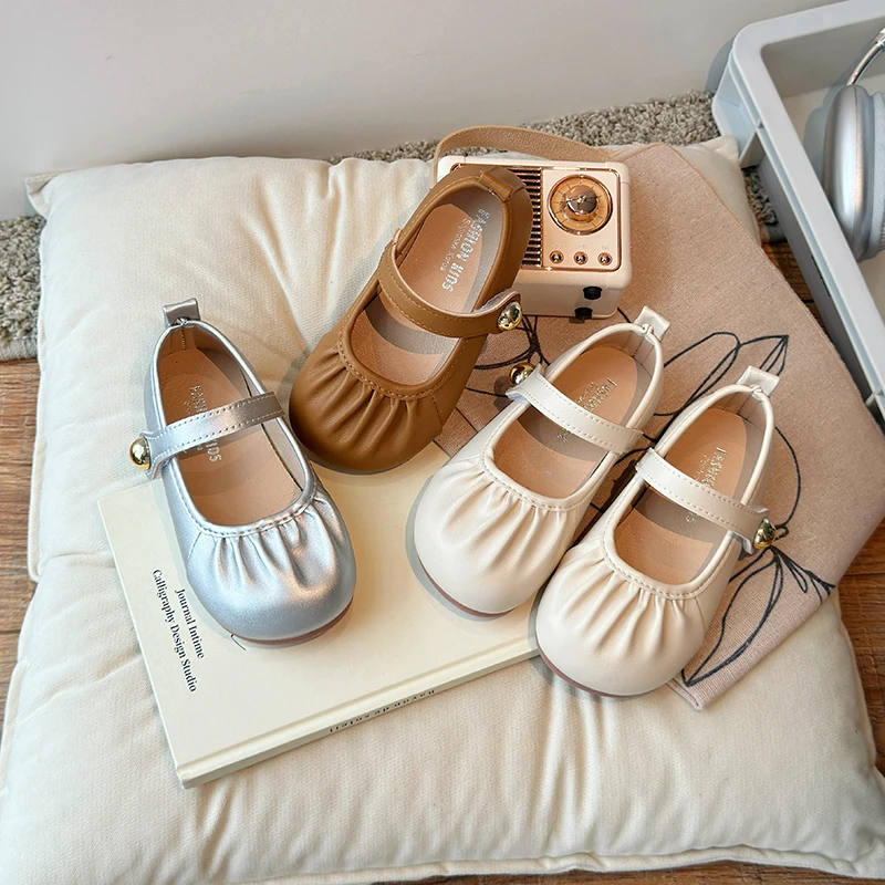 女童高跟鞋皮鞋儿童鞋子洋气软底宝宝公主四季单鞋配婴童鞋勃肯