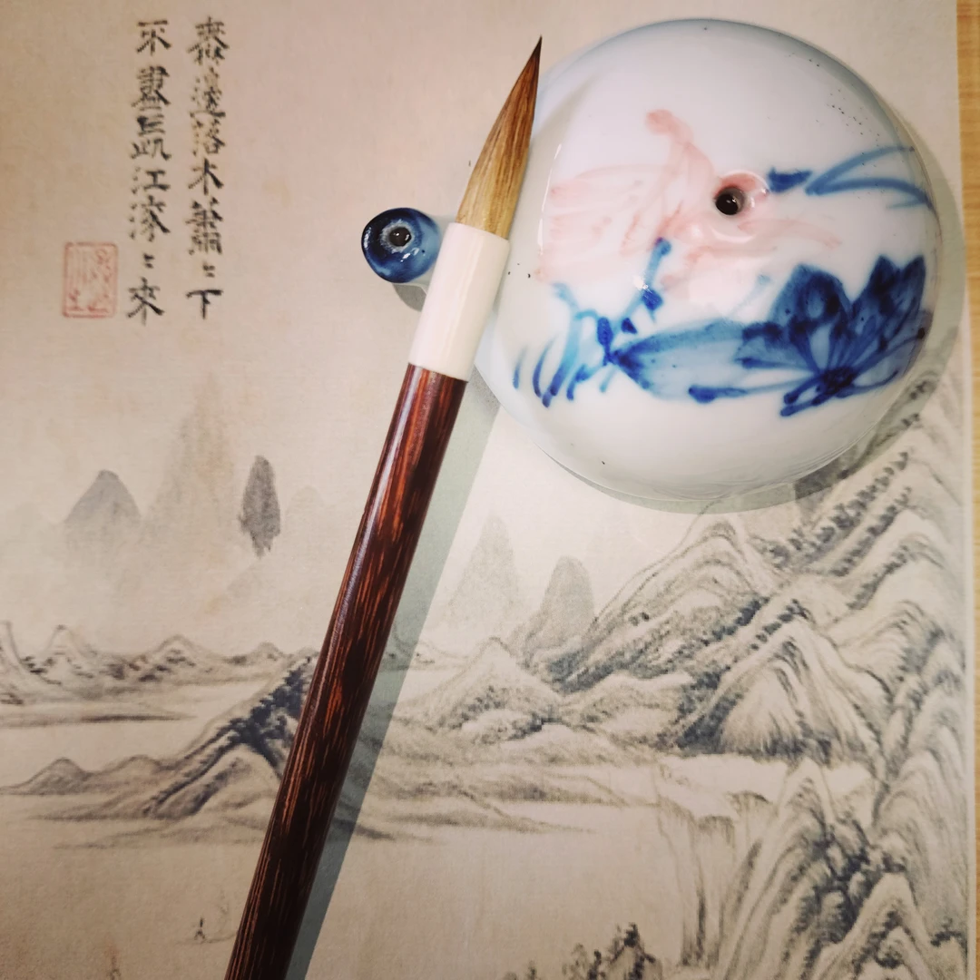 墨池书院文房四宝之毛笔，张老师同款小狼毫