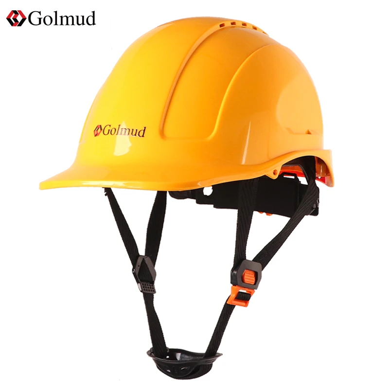 GolmudABS工地建筑工程工作帽防砸安全帽透气孔国标安全帽713