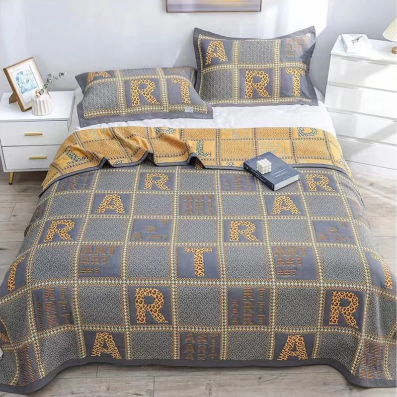 纯棉纱布盖毯--极简生活200*230