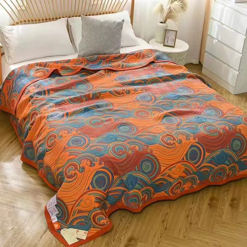 多功能纱布盖毯--云海230*250