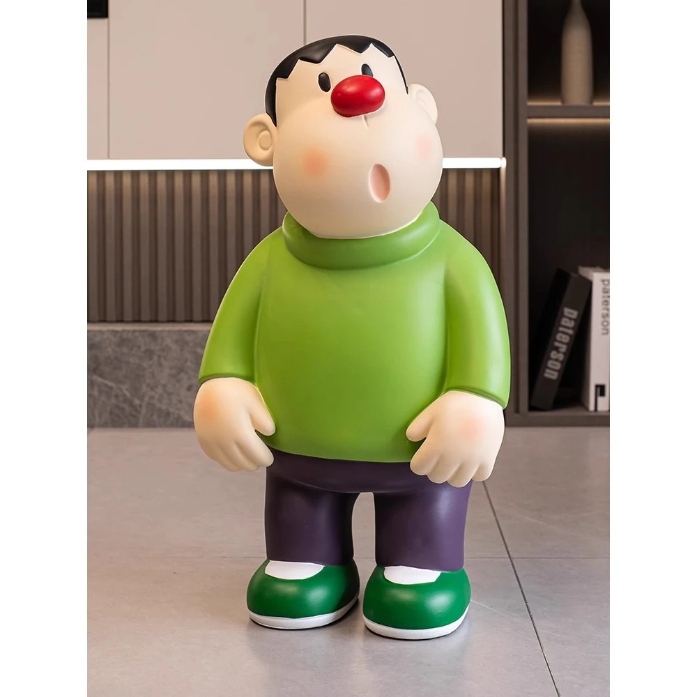 45CM胖虎落地大摆件客厅家居桌面摆件玄关电视柜酒柜装饰品潮玩