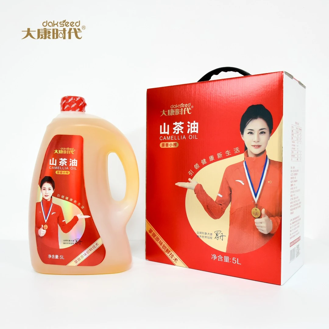 大康时代原香纯正湖南茶油凉拌炒菜炖汤蒸炒耐高温低油烟茶油5L