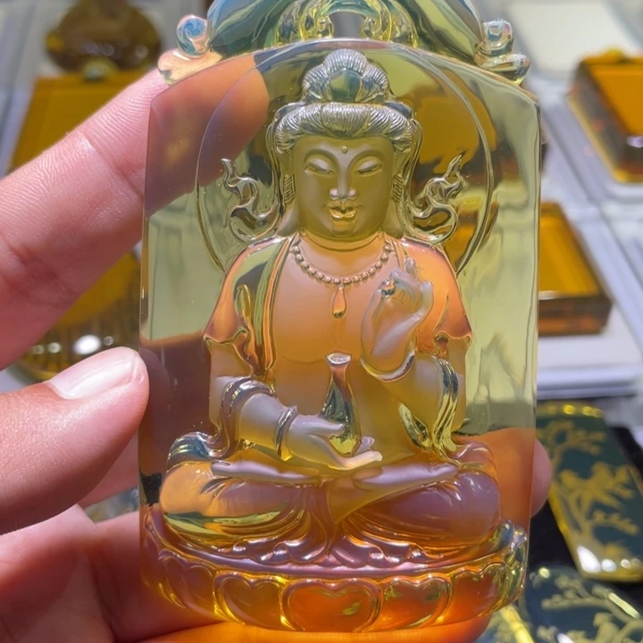 琥珀颈饰未镶嵌琥珀吊坠45克
