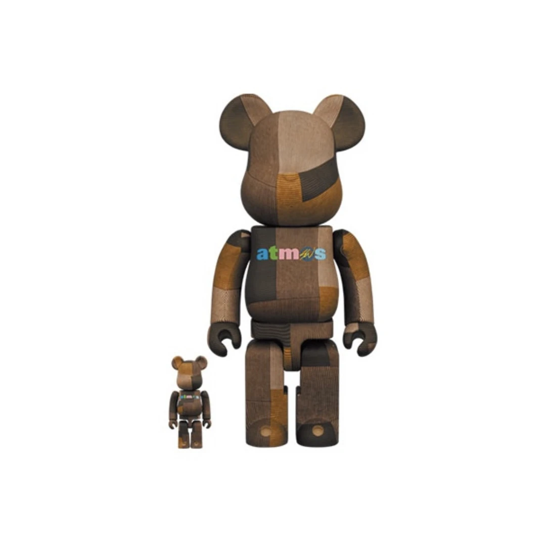 Bearbrick 积木熊 atmos 肖恩·沃瑟斯彭 400%+100%