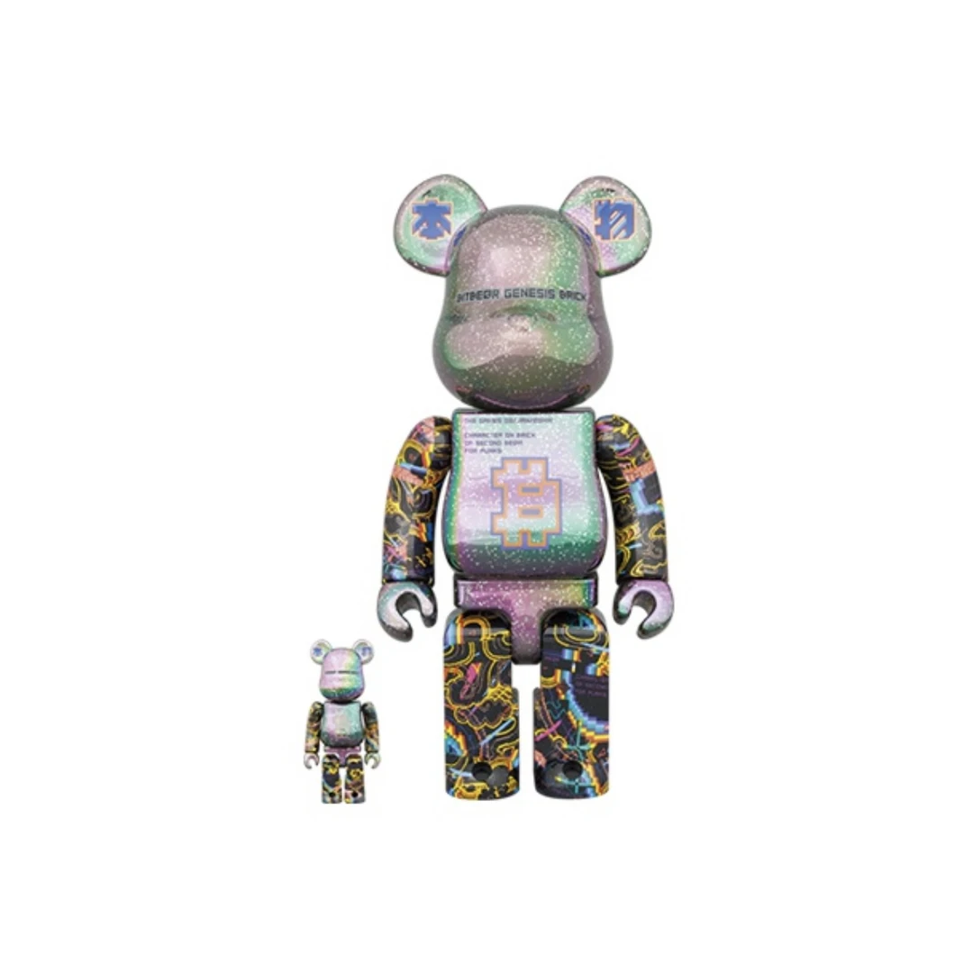 Bearbrick 积木熊 satoshi 400%+100%