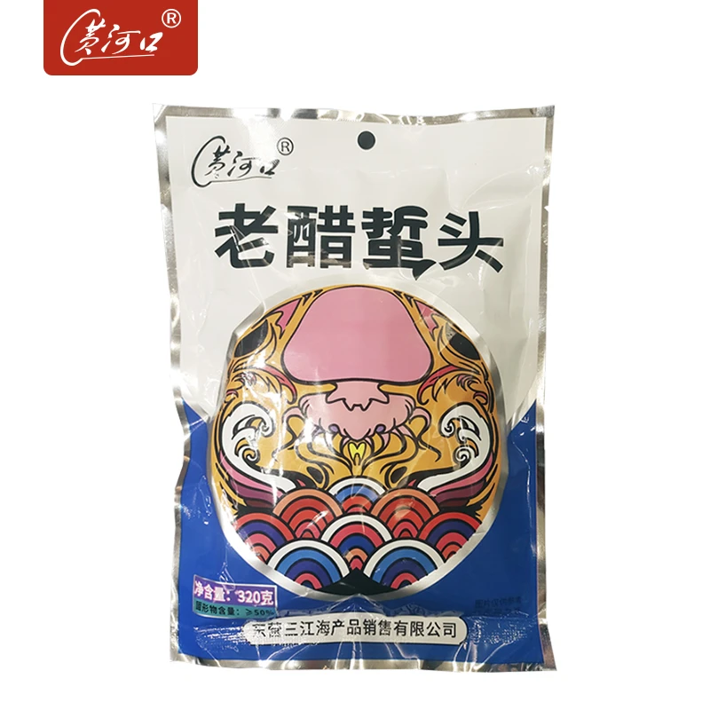 黄河口 老醋蜇头 320g/袋 纯净水海蜇  常温即食海蜇