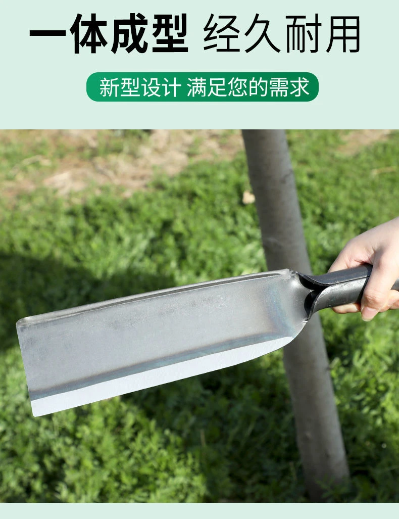 新02锰钢砍柴刀手工锻打砍树劈柴伐木户外竹刀丛林用耐用