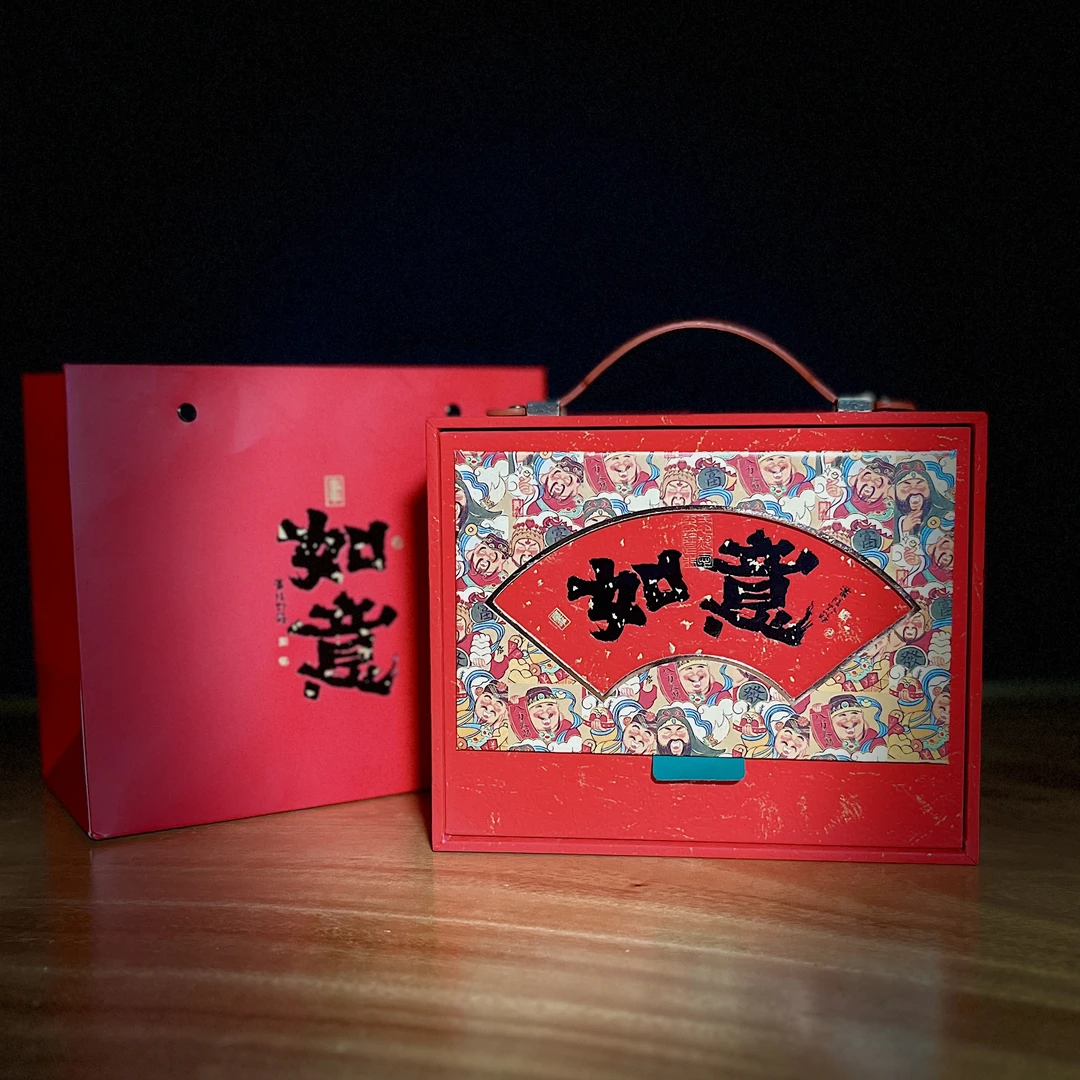 【萧柔茶述】如意云南凤庆滇红金针纯芽头晒红古树特级红茶礼盒100g