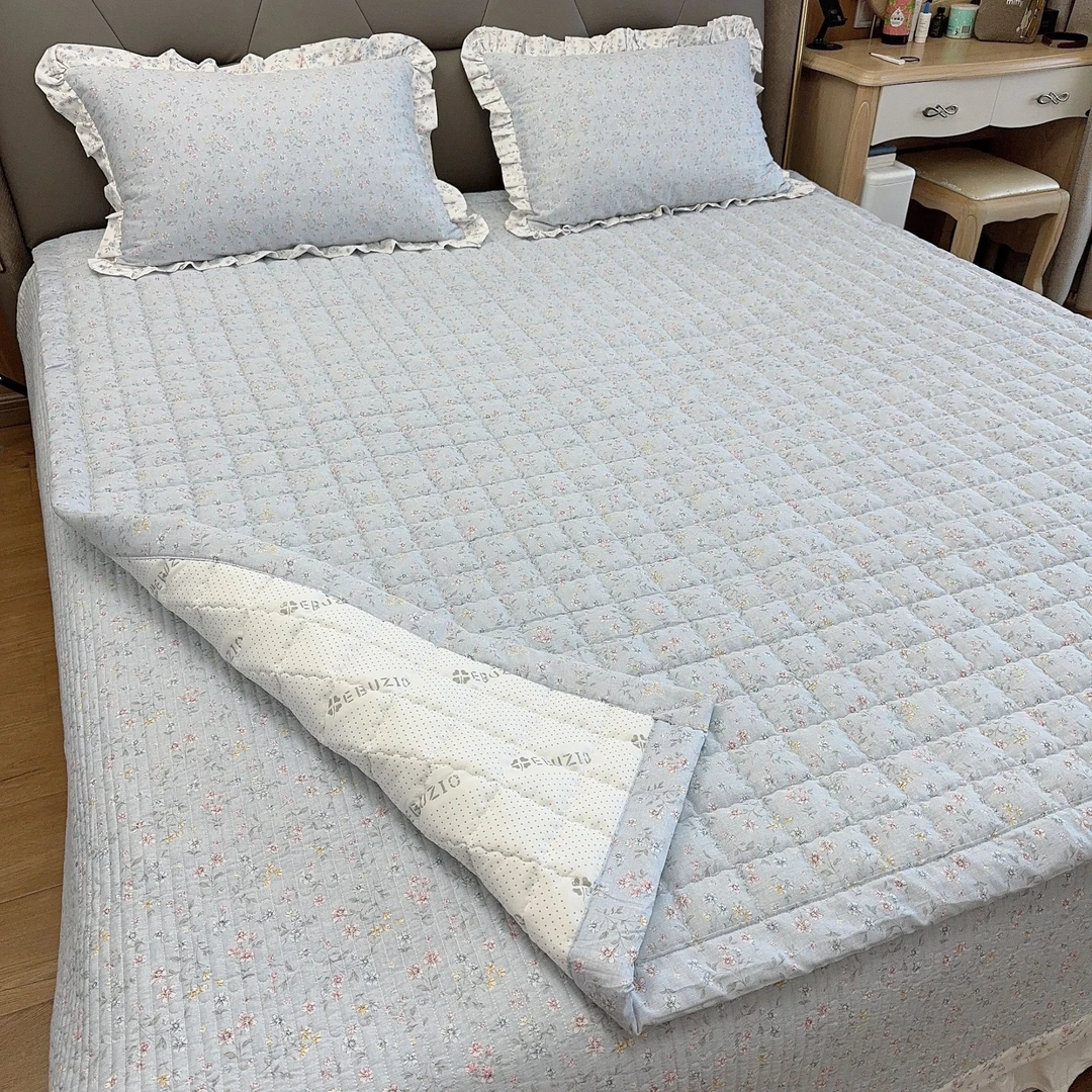 【李英花】云朵觅香同系列纯棉防滑床盖L