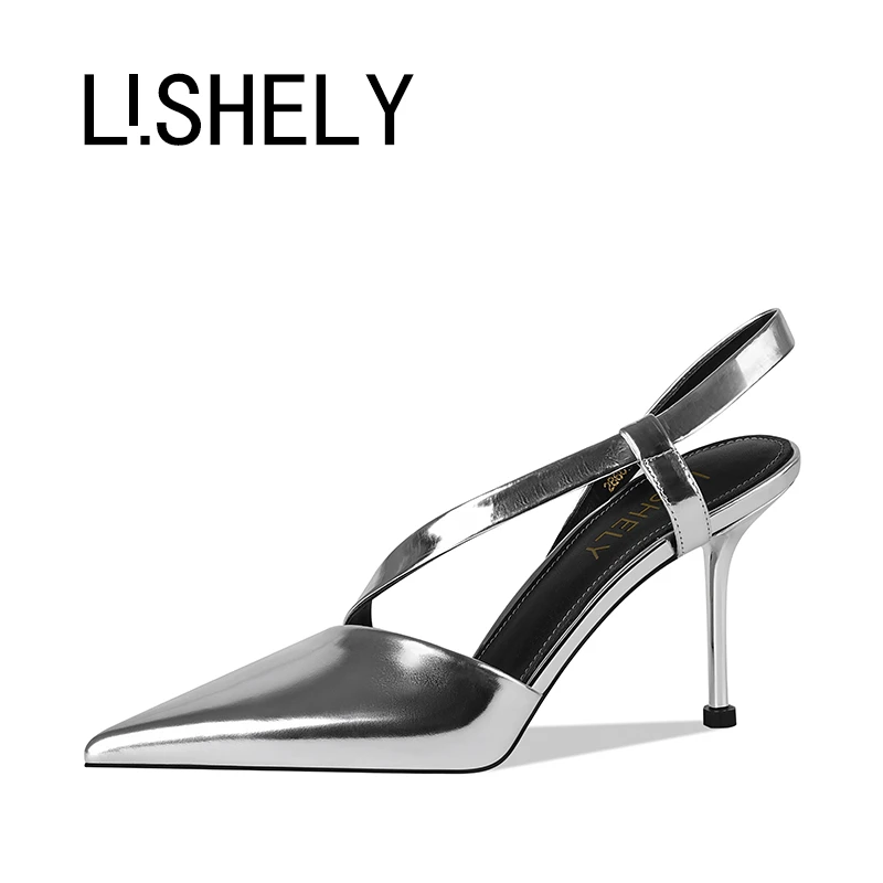 869[科特贝宁]24年新款时尚小凉鞋8cm气质百搭超软高跟鞋