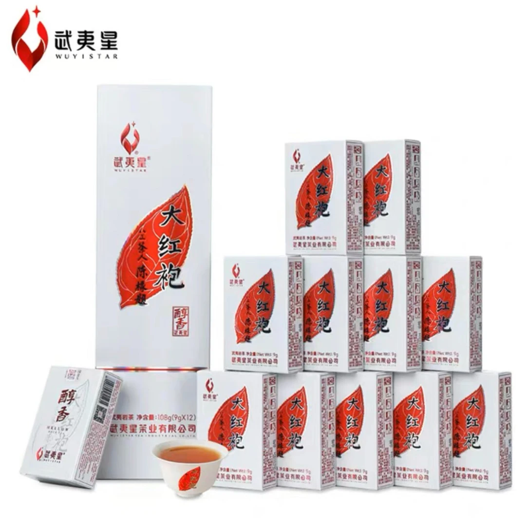 武夷星五香系列醇香大红袍竖条 108克/条（9克*12泡）醇厚大红袍
