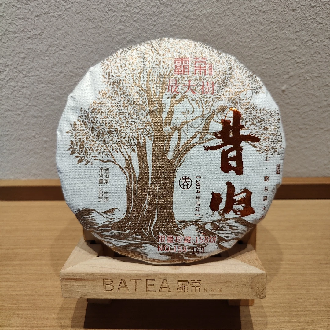 【霸茶】昔归 500年树龄以上单株级 2024春古树茶 普洱 茶叶 200克
