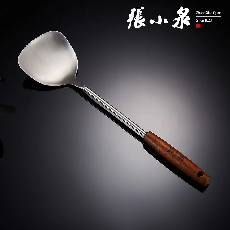 张小泉家用厨具长柄锅铲防烫工具厨房用菜铲炒铲加厚炒菜勺