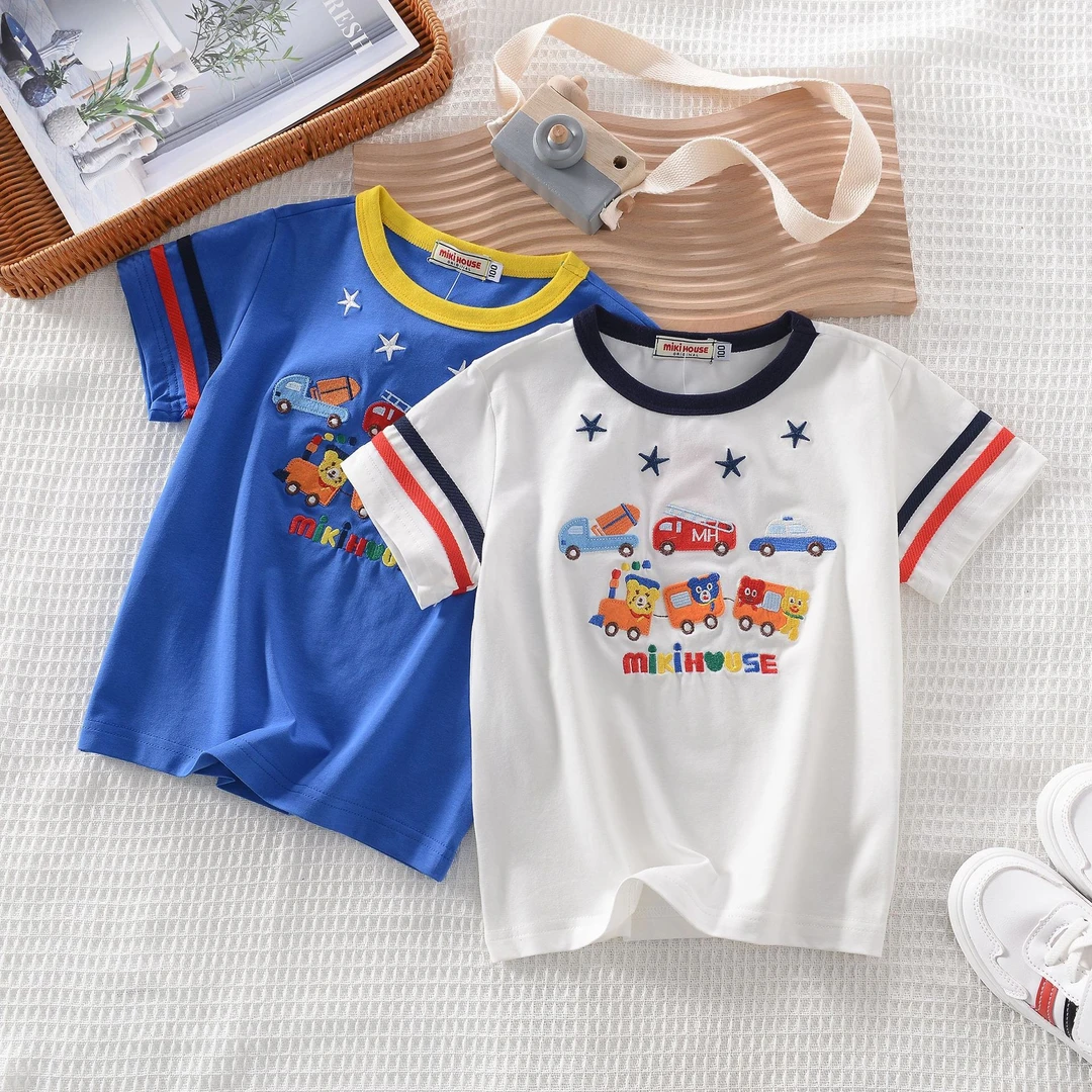 宝宝巴士小熊短袖体恤2024新