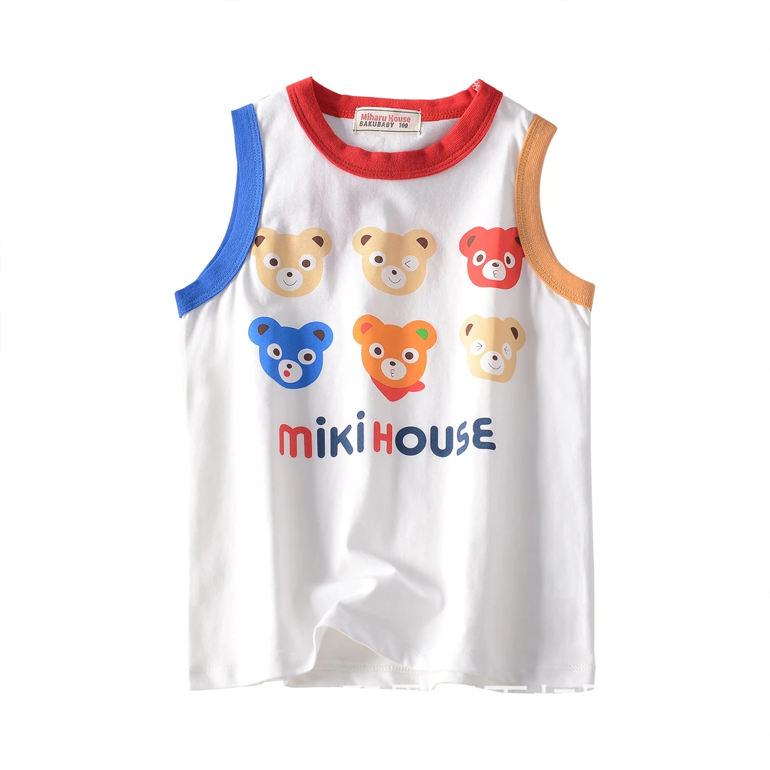 宝宝6个小熊头款背心