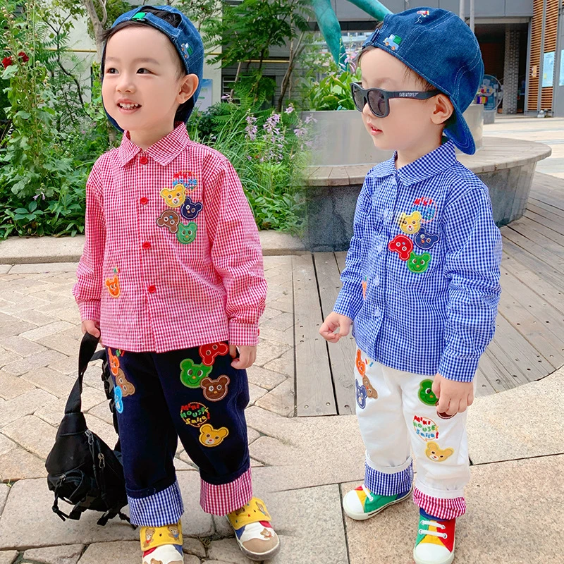 宝宝四季款MK糖果拼色衬衣（正）