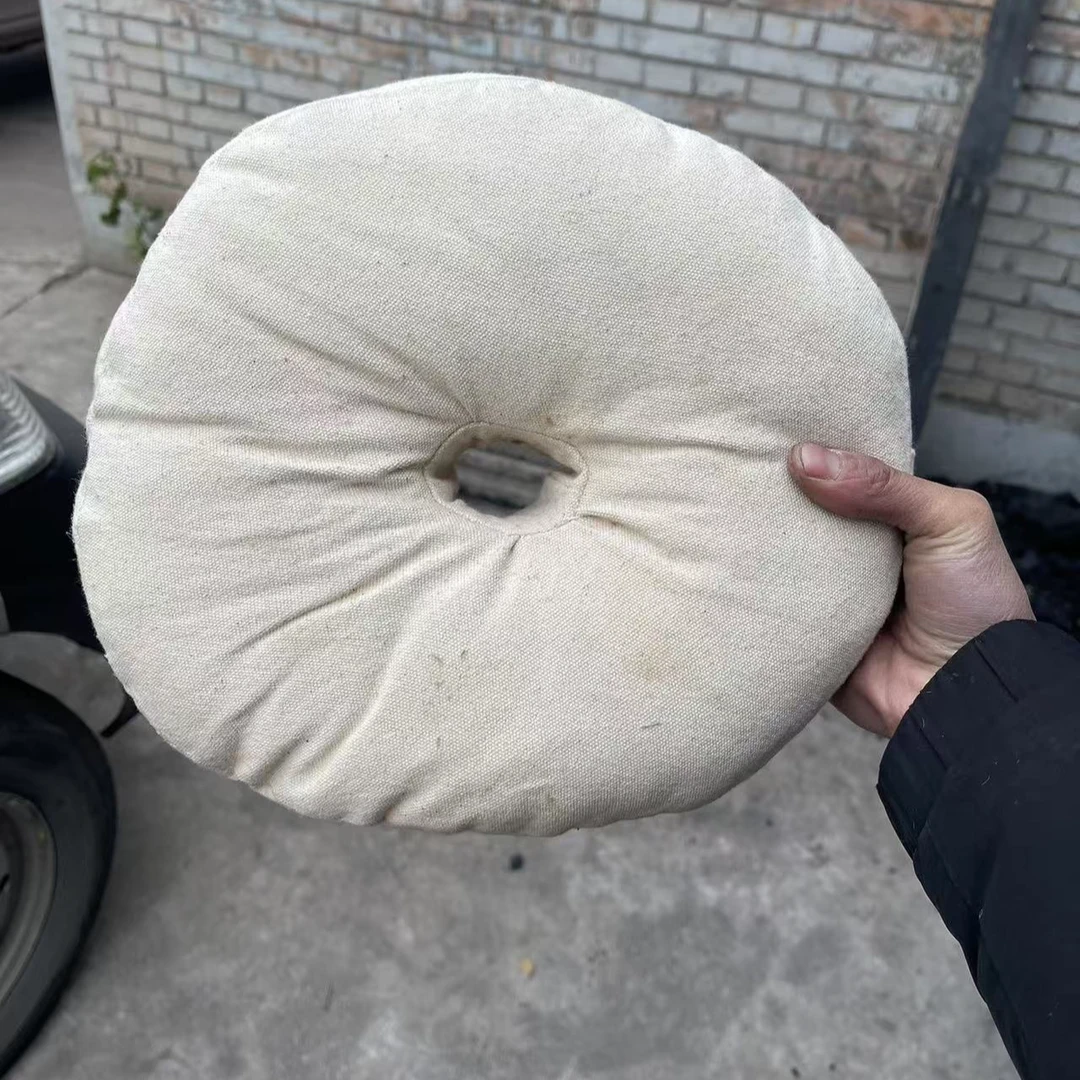 复古老货1970年代小坐垫白色坐垫