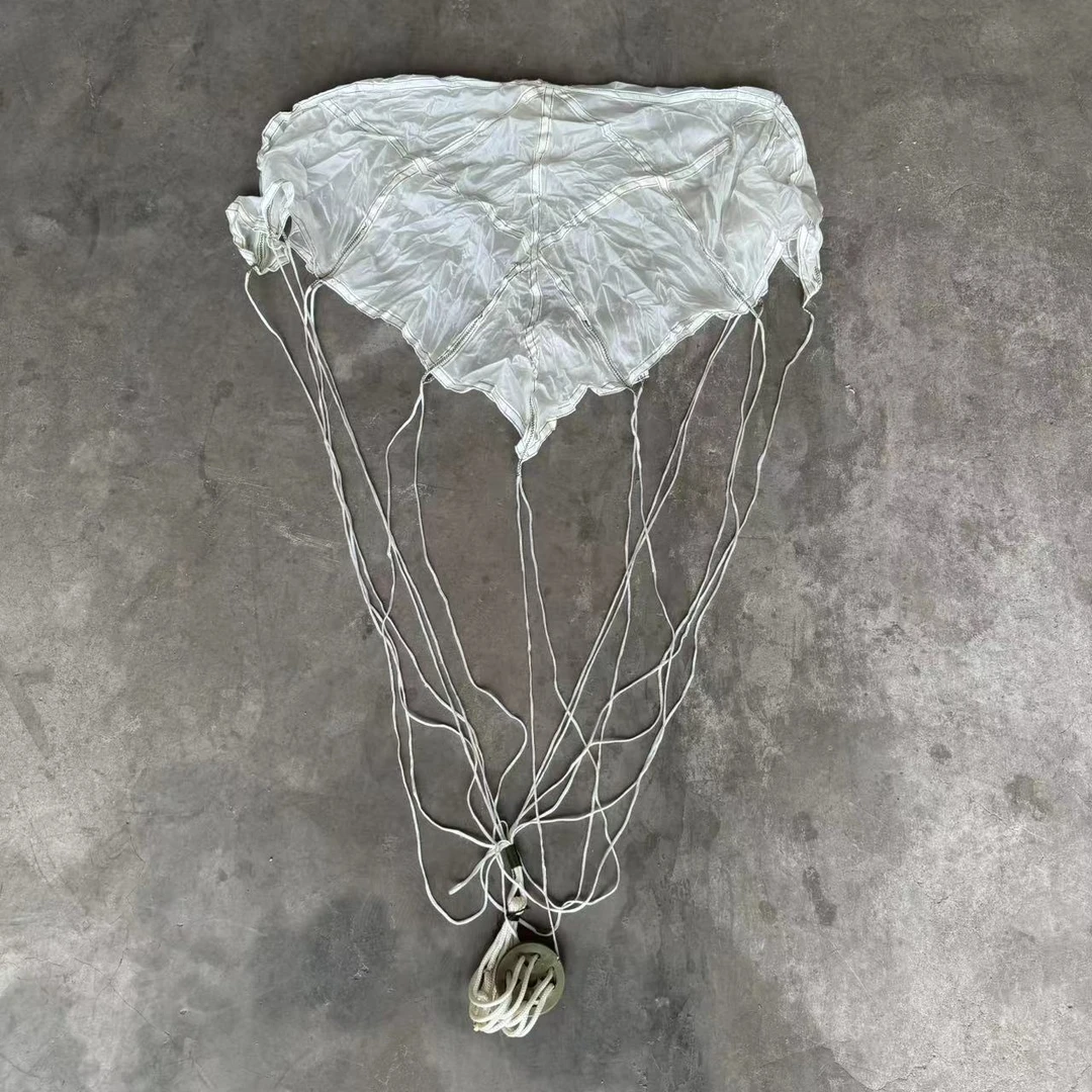 正品1970年代户外空投布伞影视道具怀旧复古道具