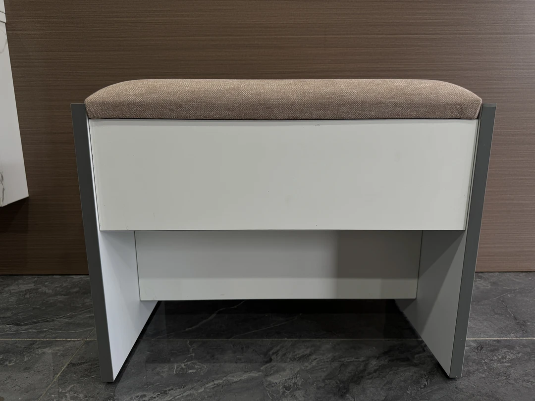 免漆布面换鞋小凳