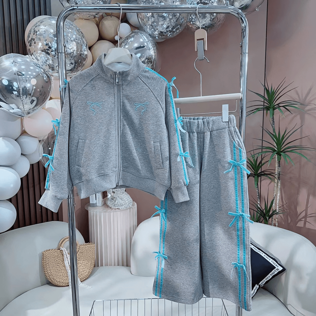 【米小逗】2024女童新秋款套装女童百搭两件套m8068