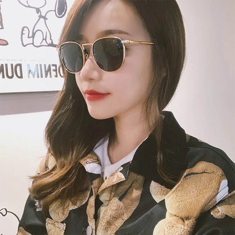 韩版复古港风墨镜女2024新款潮网红街拍个性太阳镜高颜值小脸款男