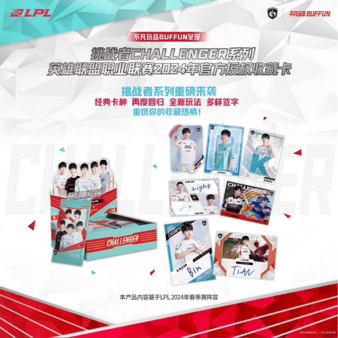 （星杰专属拆盒）不凡玩品BUFFUN挑战者CHALLENGER系列-【LPL】盲盒