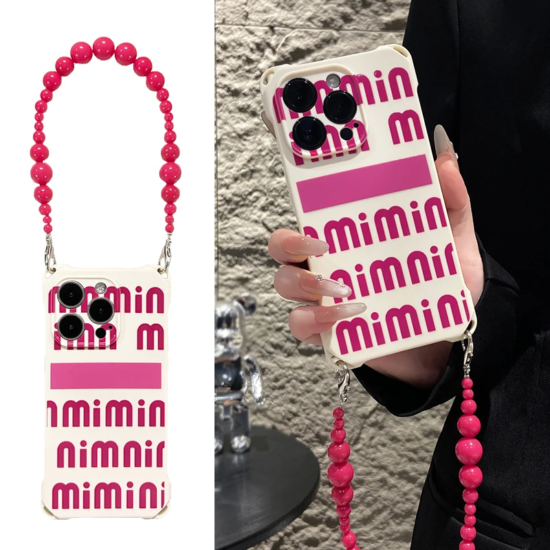 个性辣妹字母MIN适用苹果15promax手机壳新款防摔iPhone13/14防摔