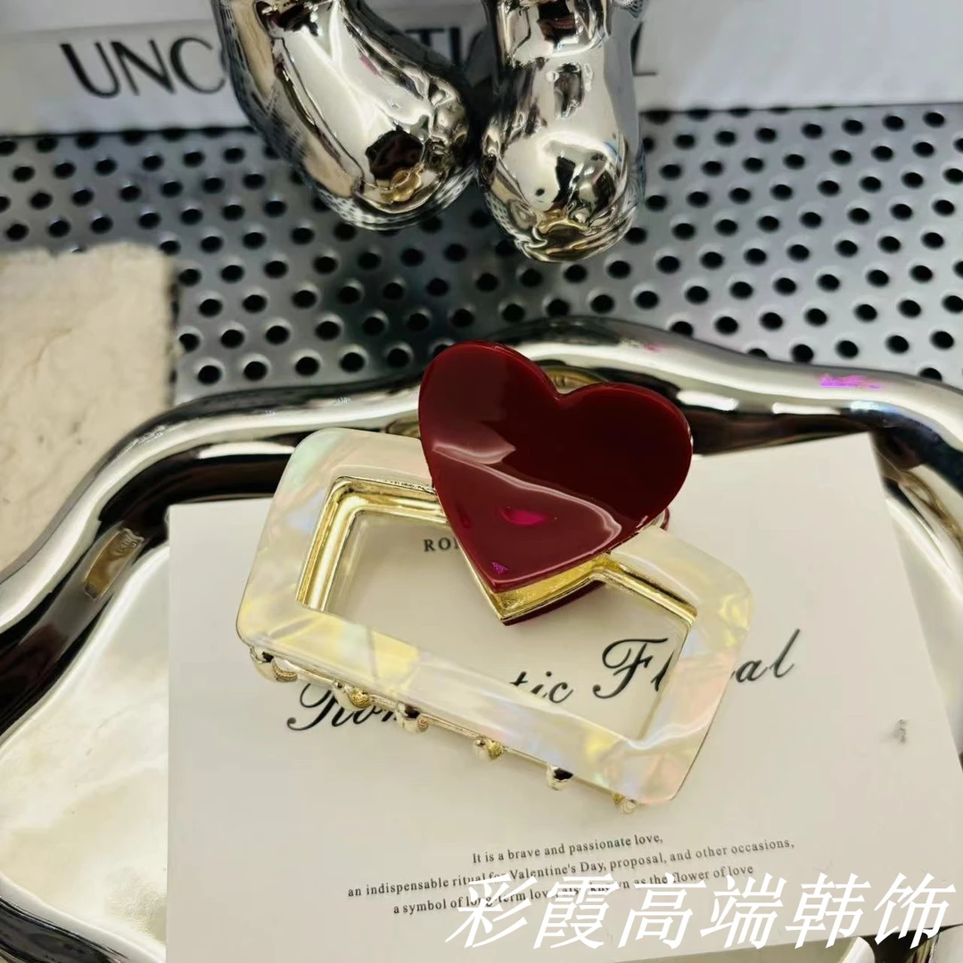 红色爱心小抓夹092