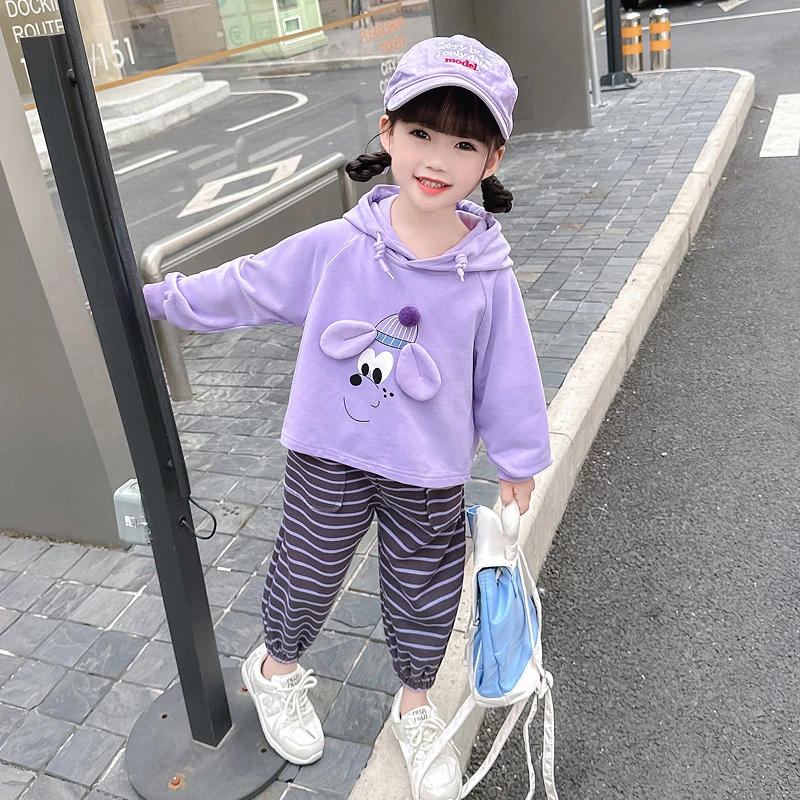 【6套装】女童套装春秋装新款